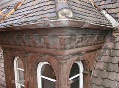 Detail Dachgaube vorher